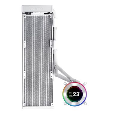 LIAN LI HYDROSHIFT II LCD-C 360 FANLESS LIQUID COOLER WHITE
