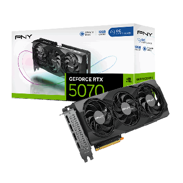 PNY RTX 5070 TRIPLE FAN 12GB GDDR7 GRAPHICS CARD