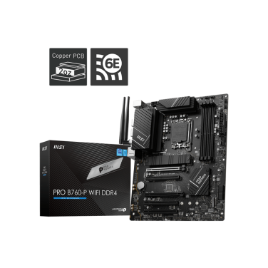MSI PRO B760-P WIFI DDR4 ATX MOTHERBOARD