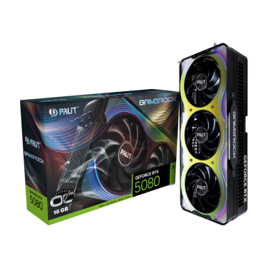 PALIT RTX 5080 GAMEROCK OC 16GB GRAPHICS CARD
