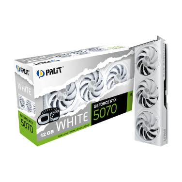 PALIT RTX 5070 WHITE OC 12GB GDDR7 GRAPHICS CARD
