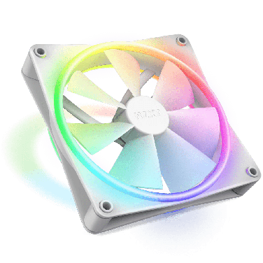 NZXT F140 RGB Duo 140mm PWM White Fan