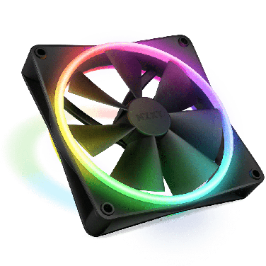 NZXT F140 RGB Duo 140mm PWM Black Fan