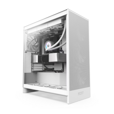 NZXT H7 FLOW V2 WHITE [ 3 NON RGB FANS ]