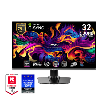 MSI MPG 321URX QD-OLED 32'' 4K 240H 0.03MS GAMING MONITOR