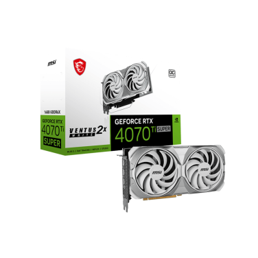 MSI RTX 4070 TI SUPER 16G VENTUS 2X WHITE OC
