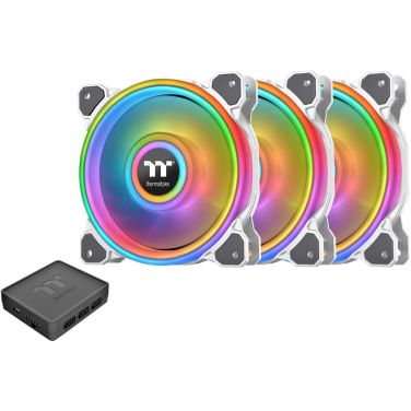 Thermaltake Riing Quad 120mm 4-Fan Pack (White)
