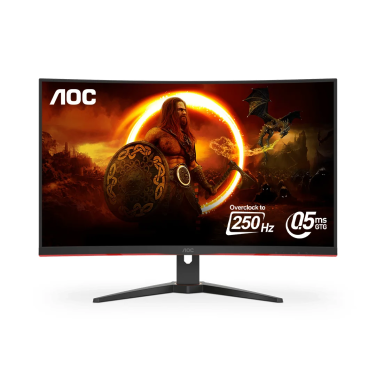 AOC C32G2ZE2 32″ 250HZ, VA, FHD, 0.5 MS, HDR10, Curved Gaming Monitor