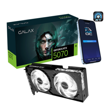 GALAX RTX 5070 1-CLICK OC BLACK 12GB GDDR7 GRAPHICS CARD