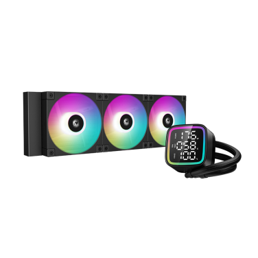 DEEPCOOL LD360 DIGITAL A-RGB [ LED DIGITAL DISPLAY ] BLACK