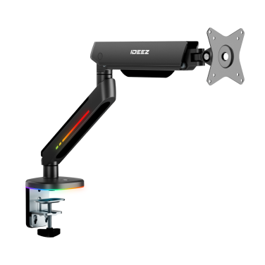 IDEEZ ARMOR SINGLE MONITOR ARM [ BLACK ] SUPPORT UP TO 45" SCREEN & 14KG