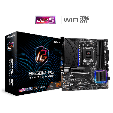ASROCK B650M PG RIPTIDE WIFI DDR5 MOTHERBOARD