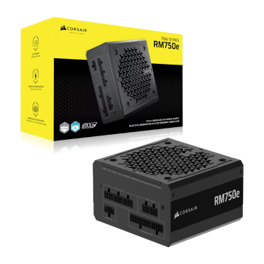 CORSAIR RM750E 750W PLATINUM FULLY MODULAR POWER SUPPLY [ 2025 VERSION ]