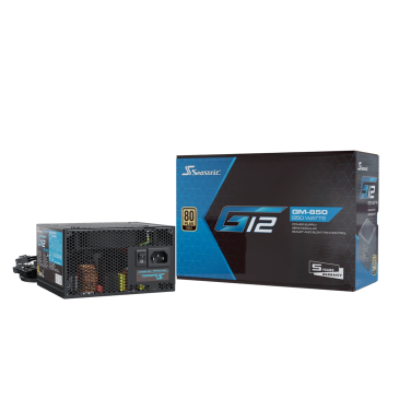 SEASONIC G12 GM 850W GOLD SEMI MODULAR POWER SUPPLY