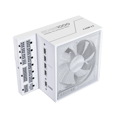 LIAN LI EDGE 1000W PLATINUM L SHAPE FULLY MODULAR [ WHITE ]