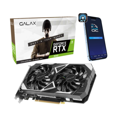 GALAX RTX 3050 EX 6GB GDDR6 GRAPHICS CARD