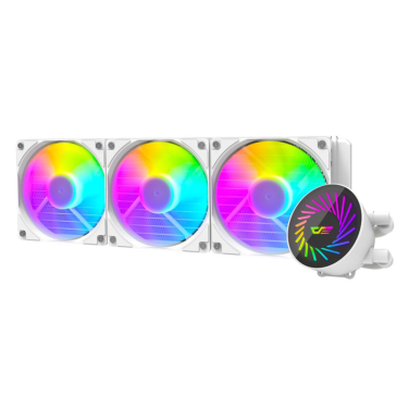 DARKFLASH DCS 360MM WHITE RGB LIQUID COOLER