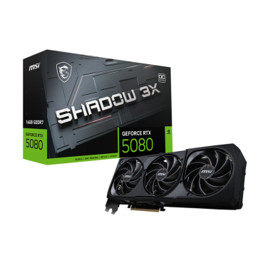 MSI RTX 5080 16G SHADOW 3X OC GRAPHICS CARD