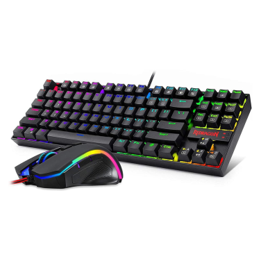 REDRAGON K552RGB-BA GAMING COMBO KEYBOARD, MOUSE – BLACK