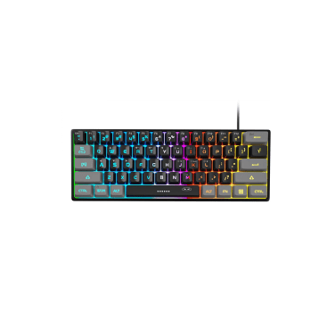 MAGEGEE TS91 WIRED MEMBRANE KB / GRAY BLACK / RGB LIGHT