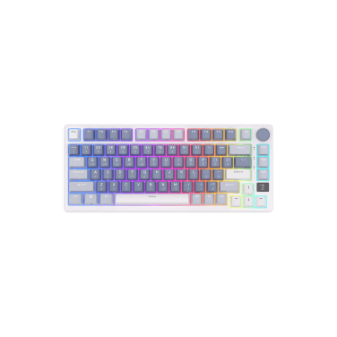 ROYAL KLUDGE RKM75 75% SILVER SPEED SWITCH [ ENGLISH ONLY ] OCEAN BLUE WIRELESS KEYBOARD