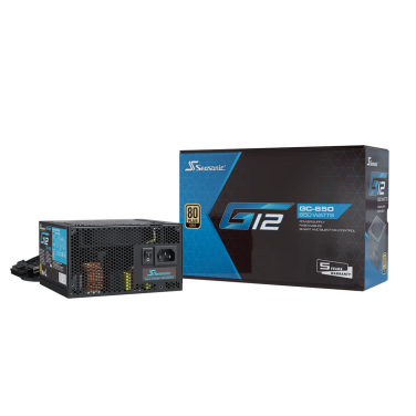 SEASONIC G12 GC 650W GOLD NON MODULAR POWER SUPPLY