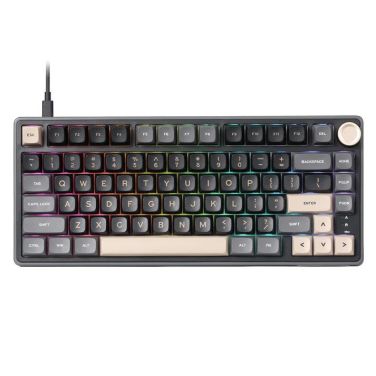 ROYAL KLUDGE R75 75% QMK K-SILVER SWITCH [ ENGLISH-ARABIC] PHANTOM WIRED KEYBOARD