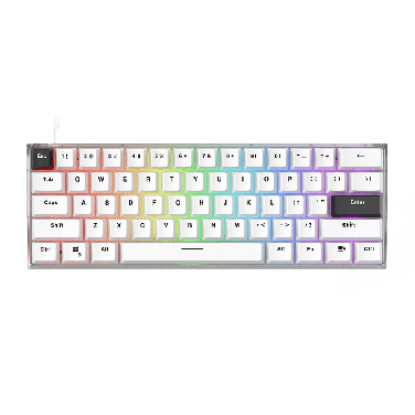 Fantech MAXFIT61 - MK857 - White (Blue SW)