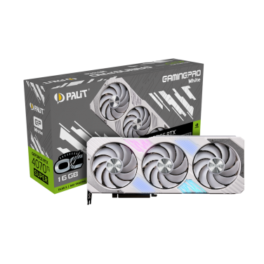 PALIT RTX 4070TI SUPER GAMINGPRO WHITE OC 16GB