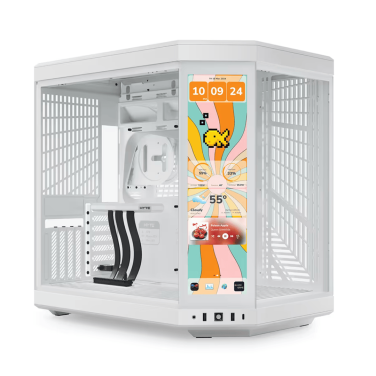 HYTE Y70 WITH TOUCH SCREEN - MID TOWER CASE [ WHITE ]