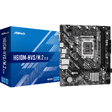 ASROCK H610M-HVS/M.2 R2.0 DDR4 MOTHERBOARD