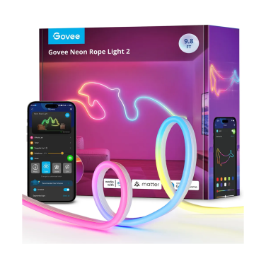 GOVEE NEON PREINSTALLED STRIP LIGHT WHITE 3 METER