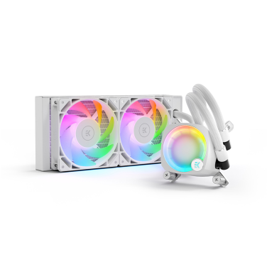 EK NUCLEUS AIO CR240 LUX ARGB WHITE