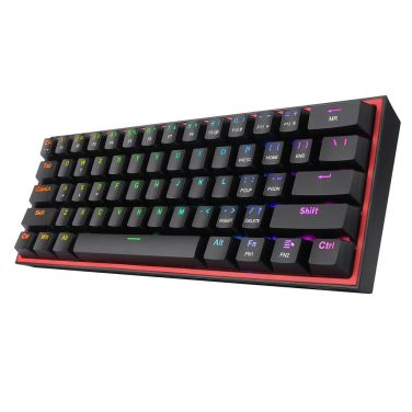 REDRAGON K617 RED SWITCH BLACK [ ENGLISH ]