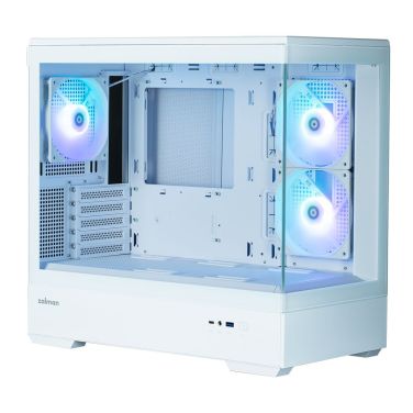 ZALMAN P30 MATX Mini Tower 12024mm X 3 ARGB Fan White PC Case