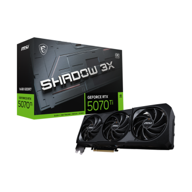 MSI RTX 5070TI 16G SHADOW 3X OC GRAPHICS CARD