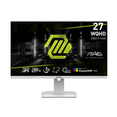 MSI 274QRFW QD E2 27" WQHD 180HZ 2K IPS 1MS WHITE GAMING MONITOR