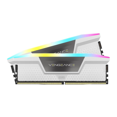 CORSAIR VENGEANCE RGB 32GB (2X16GB) 6400MHZ C36 WHITE