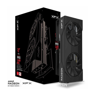 XFX SWIFT AMD RADEON RX 9060XT OC BLACK 3 FAN 16GB GRAPHICS CARD