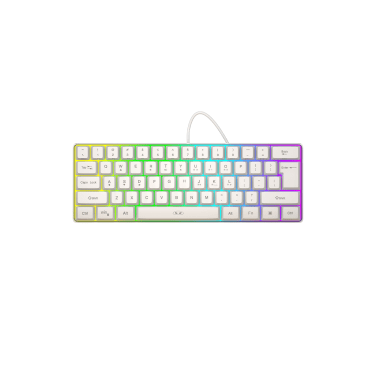 MAGEGEE TS91 WIRED MEMBRANE KB / WHITE / RGB LIGHT