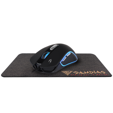 GAMDIAS ZEUS M3 MOUSEPAD + NYX E1 GAMING MOUSER